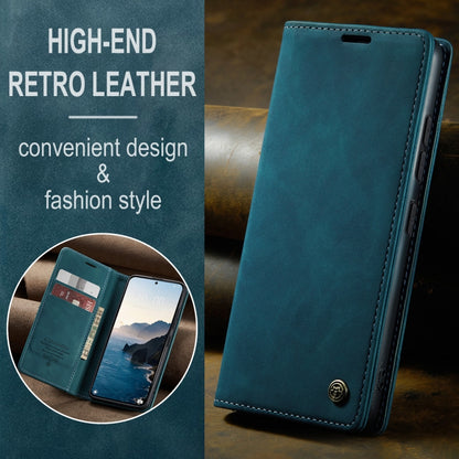 For Xiaomi 14T Pro CaseMe 013 Multifunctional Horizontal Flip Leather Phone Case(Blue) by CaseMe