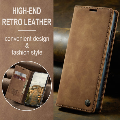 For Xiaomi 14T Pro CaseMe 013 Multifunctional Horizontal Flip Leather Phone Case(Brown) by CaseMe