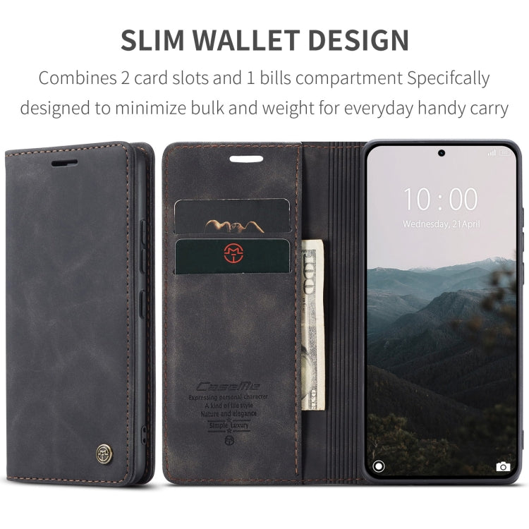 For Xiaomi 14T Pro CaseMe 013 Multifunctional Horizontal Flip Leather Phone Case(Black) by CaseMe