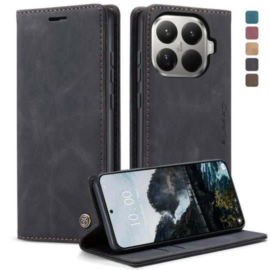 For Xiaomi 15T Pro CaseMe 013 Multifunctional Horizontal Flip Leather Phone Case(Black)