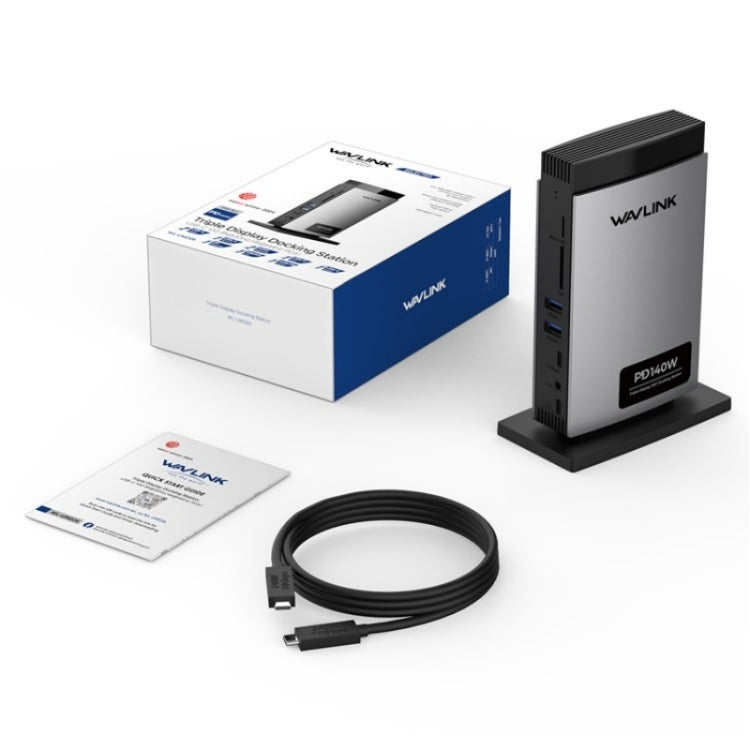 WAVLINK WL-UMD26 11 in 1 140W PD 3.1 USB-C 8K Displayport Charging Docking Station by WAVLINK