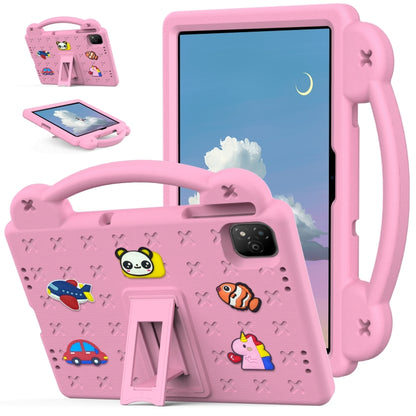 For Infinix Xpad 11 X1101 2024 Handle Kickstand Children EVA Shockproof Tablet Case(Pink) by buy2fix