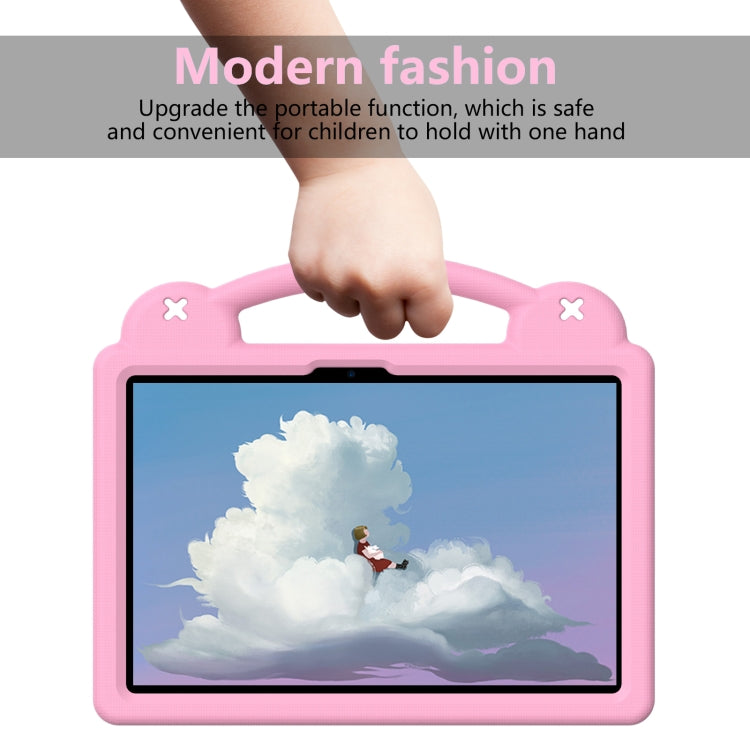 For Infinix Xpad 11 X1101 2024 Handle Kickstand Children EVA Shockproof Tablet Case(Pink) by buy2fix