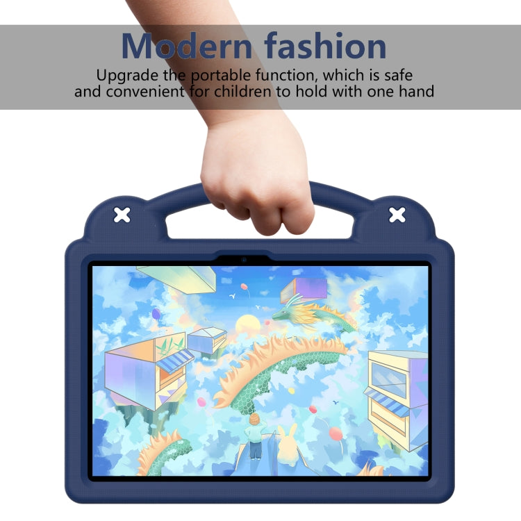 For Infinix Xpad 11 X1101 2024 Handle Kickstand Children EVA Shockproof Tablet Case(Navy Blue) by buy2fix