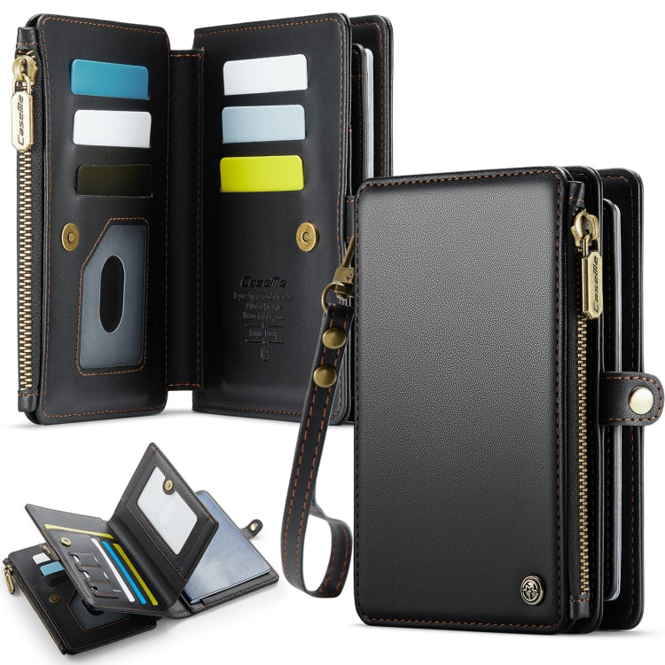 CaseMe-Me60 Multi-functional Anti-theft Swipe Passport Wallet(Black) by CaseMe