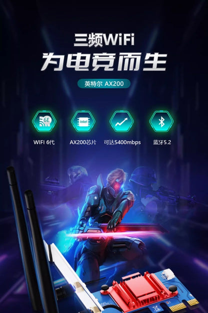 AC1200 Dual Band Gigabit WiFi 5 WiFi 6 WiFi 7 Wireless Card by buy2fix