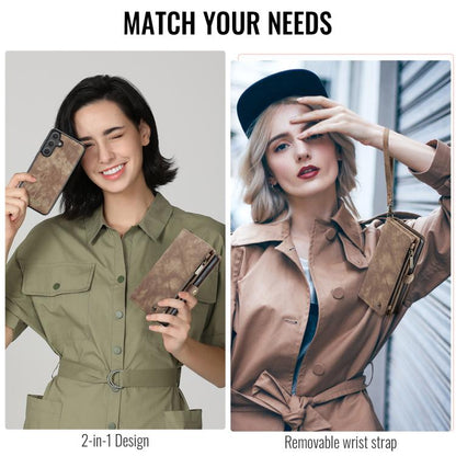 For Samsung Galaxy S25 5G CaseMe 008 Detachable Multifunctional Leather Phone Case(Brown) - Galaxy S25 5G Cases by CaseMe | Online Shopping UK | buy2fix