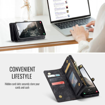 For Samsung Galaxy A56 CaseMe 008 Detachable Multifunctional Leather Phone Case(Black) - Galaxy Phone Cases by CaseMe | Online Shopping UK | buy2fix