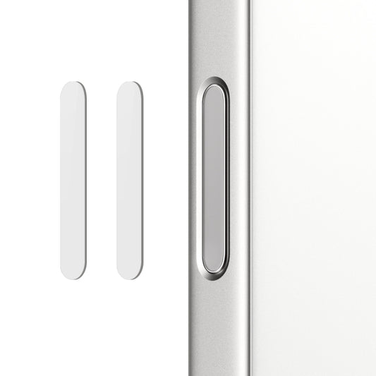 For iPhone 16 / 16 Plus / 16 Pro / 16 Pro Max NORTHJO 2Pcs Camera Control Button Protector Tempered Glass Film(White) - iPhone 16 Pro Max Tempered Glass by NORTHJO | Online Shopping UK | buy2fix