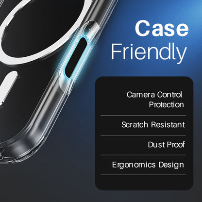 For iPhone 16 / 16 Plus / 16 Pro / 16 Pro Max NORTHJO 2Pcs Camera Control Button Protector Tempered Glass Film(White) - iPhone 16 Pro Max Tempered Glass by NORTHJO | Online Shopping UK | buy2fix