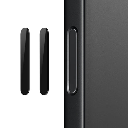 For iPhone 16 / 16 Plus / 16 Pro / 16 Pro Max NORTHJO 2Pcs Camera Control Button Protector Tempered Glass Film(Black) - iPhone 16 Pro Max Tempered Glass by NORTHJO | Online Shopping UK | buy2fix