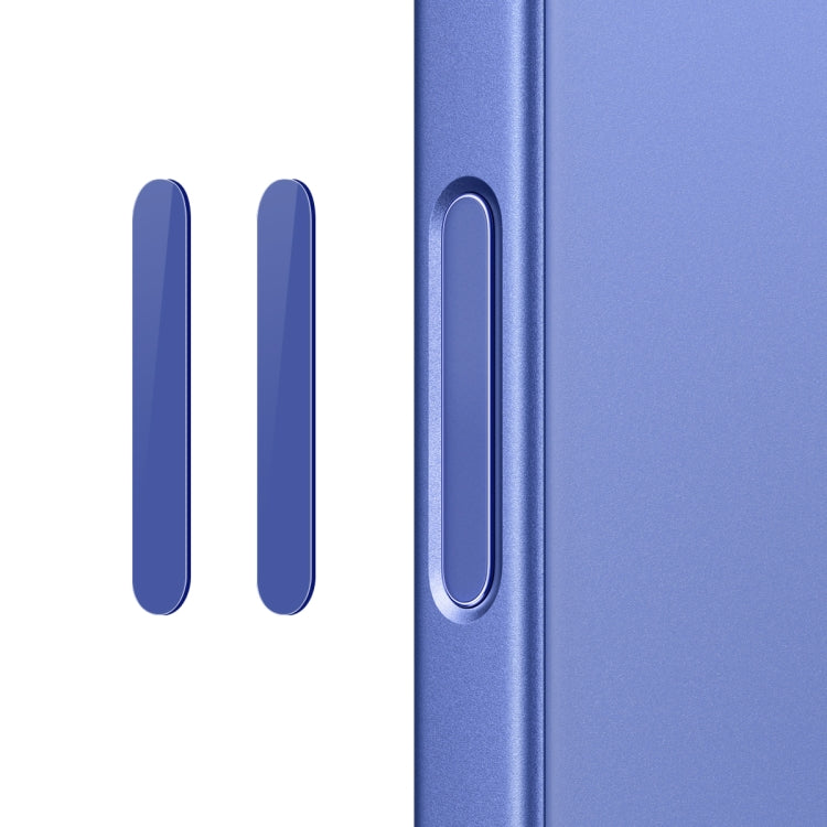 For iPhone 16 / 16 Plus / 16 Pro / 16 Pro Max NORTHJO 2Pcs Camera Control Button Protector Tempered Glass Film(Blue) - iPhone 16 Pro Max Tempered Glass by NORTHJO | Online Shopping UK | buy2fix