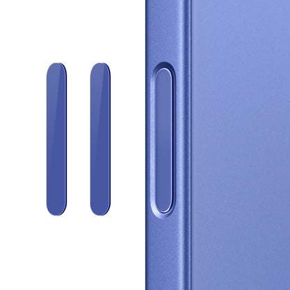 For iPhone 16 / 16 Plus / 16 Pro / 16 Pro Max NORTHJO 2Pcs Camera Control Button Protector Tempered Glass Film(Blue) - iPhone 16 Pro Max Tempered Glass by NORTHJO | Online Shopping UK | buy2fix