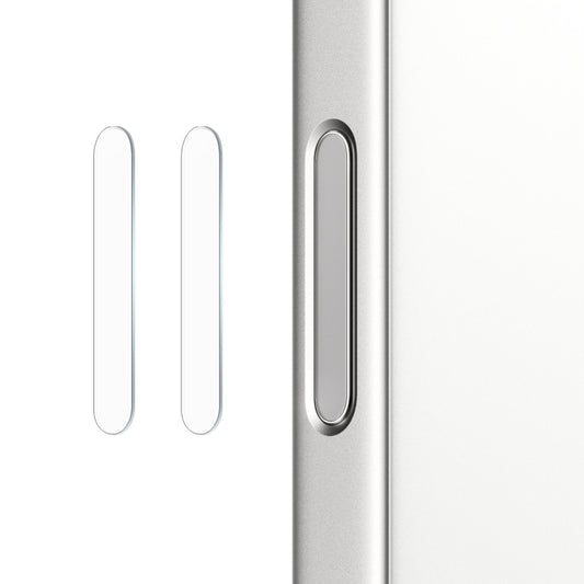 For iPhone 16 / 16 Plus / 16 Pro / 16 Pro Max NORTHJO 2Pcs Camera Control Button Protector Tempered Glass Film(透明) - iPhone 16 Pro Max Tempered Glass by NORTHJO | Online Shopping UK | buy2fix