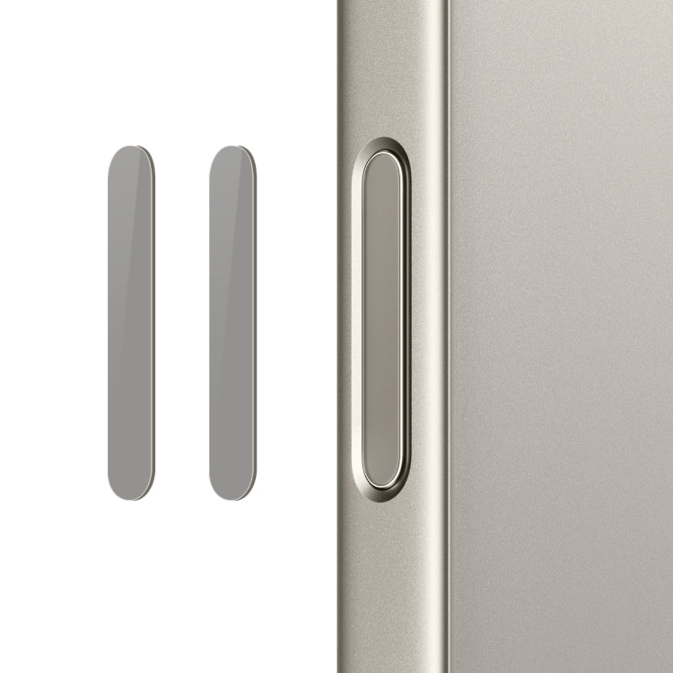 For iPhone 16 / 16 Plus / 16 Pro / 16 Pro Max NORTHJO 2Pcs Camera Control Button Protector Tempered Glass Film(Natural) - iPhone 16 Pro Max Tempered Glass by NORTHJO | Online Shopping UK | buy2fix