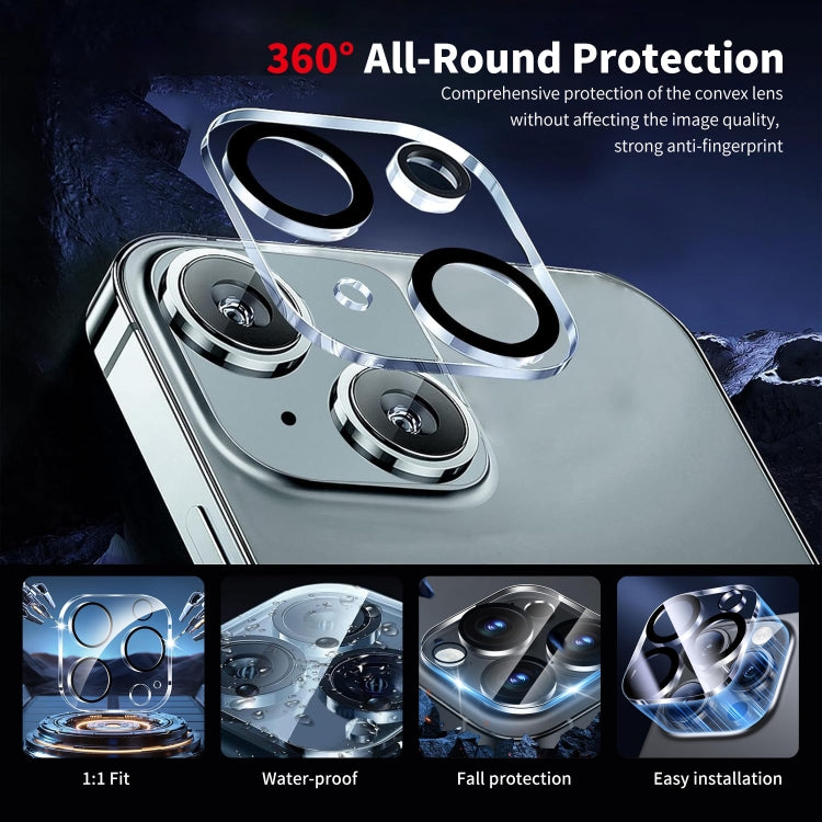 For iPhone 15 ENKAY Hat-Prince Card Slot Wallet TPU Back Leather Phone Case with Lens Film(Dark Blue) - iPhone 15 Cases by ENKAY | Online Shopping UK | buy2fix