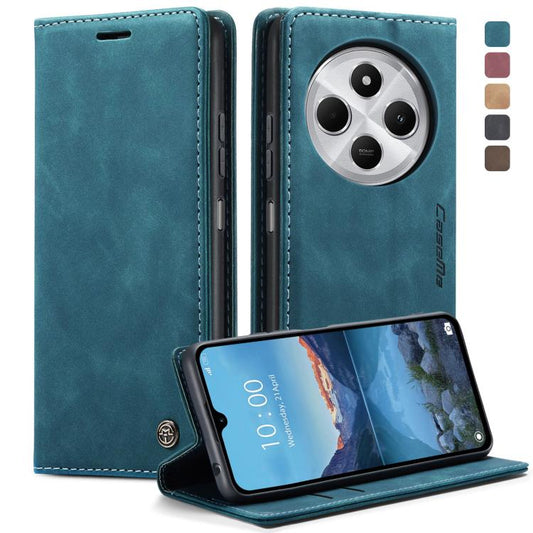 For Redmi 14C CaseMe 013 Multifunctional Horizontal Flip Leather Phone Case(Blue) by CaseMe