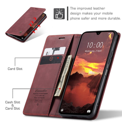 For Redmi 14C CaseMe 013 Multifunctional Horizontal Flip Leather Phone Case(Red) by CaseMe