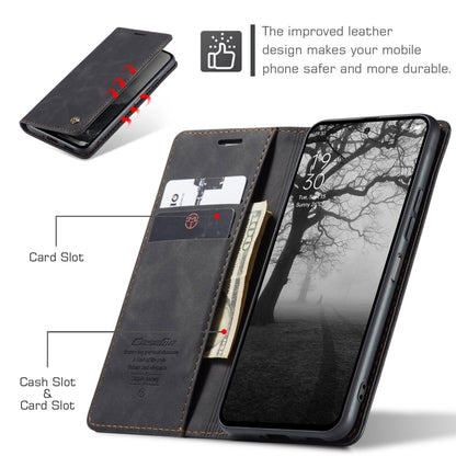 For Redmi 14C CaseMe 013 Multifunctional Horizontal Flip Leather Phone Case(Black) by CaseMe