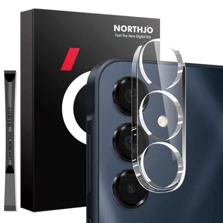 For Samsung Galaxy A16 4G / 5G NORTHJO Camera Lens Protector 3D HD Tempered Glass Film(Clear) - Galaxy Tempered Glass by NORTHJO | Online Shopping UK | buy2fix