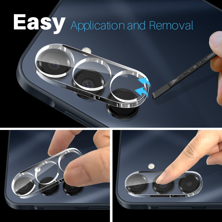 For Samsung Galaxy A16 4G / 5G NORTHJO Camera Lens Protector 3D HD Tempered Glass Film(Clear) - Galaxy Tempered Glass by NORTHJO | Online Shopping UK | buy2fix