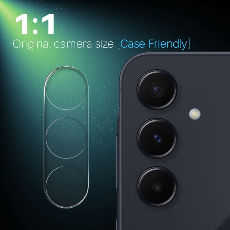 For Samsung Galaxy A55 5G NORTHJO Camera Lens Protector 3D HD Tempered Glass Film(Clear) - Galaxy Tempered Glass by NORTHJO | Online Shopping UK | buy2fix