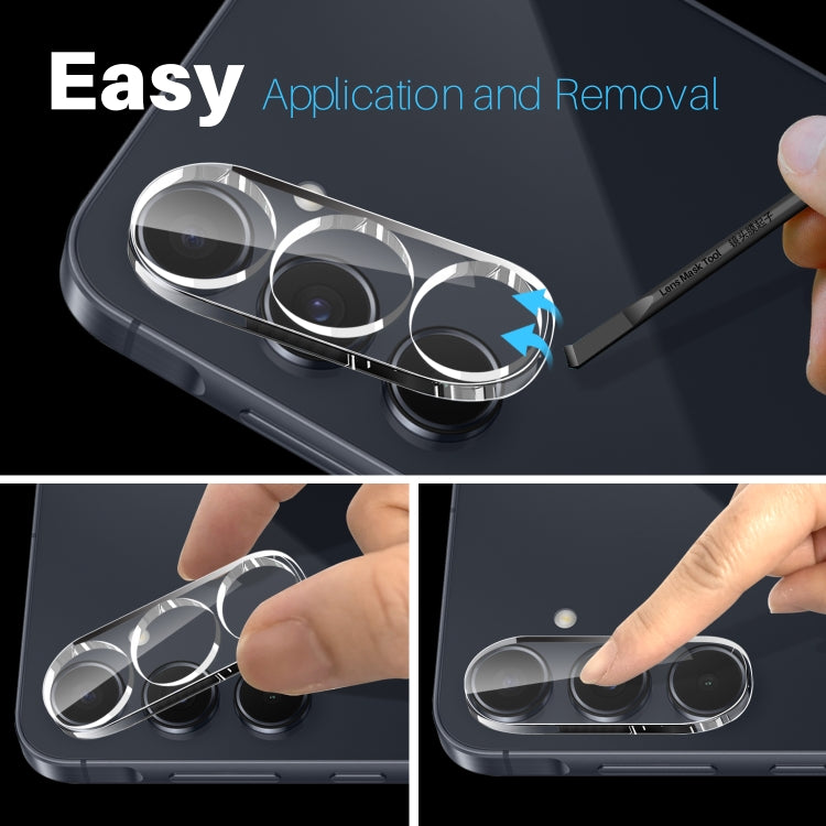 For Samsung Galaxy A55 5G NORTHJO Camera Lens Protector 3D HD Tempered Glass Film(Clear) - Galaxy Tempered Glass by NORTHJO | Online Shopping UK | buy2fix