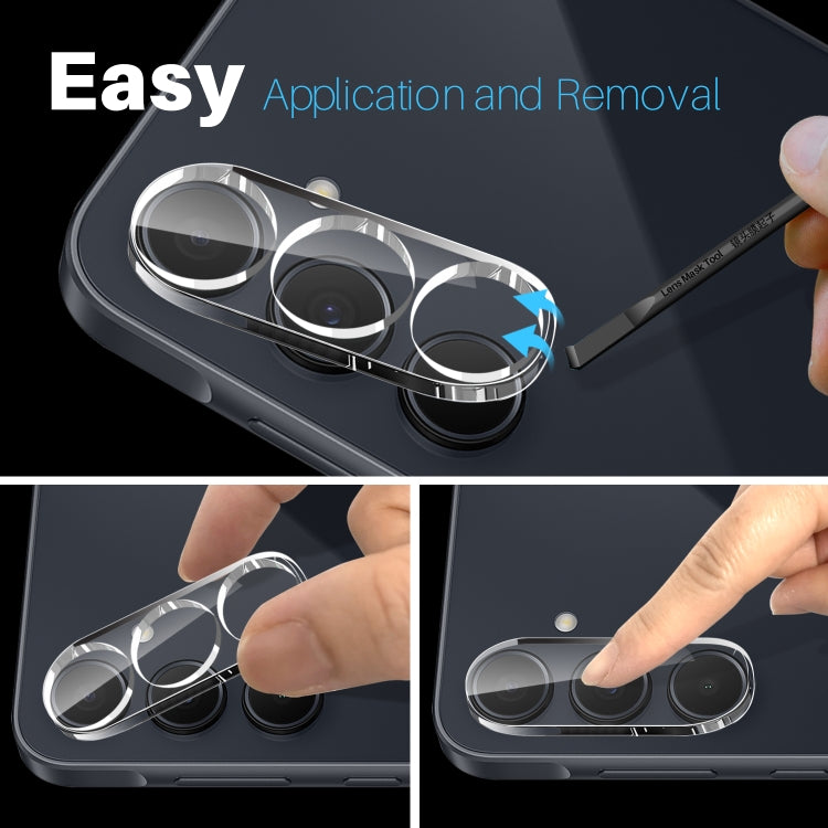 For Samsung Galaxy A35 5G NORTHJO Camera Lens Protector 3D HD Tempered Glass Film(Clear) - Galaxy Tempered Glass by NORTHJO | Online Shopping UK | buy2fix