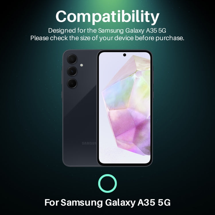 For Samsung Galaxy A35 5G NORTHJO Camera Lens Protector 3D HD Tempered Glass Film(Clear) - Galaxy Tempered Glass by NORTHJO | Online Shopping UK | buy2fix