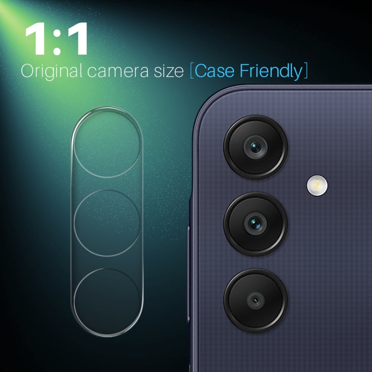 For Samsung Galaxy A25 5G NORTHJO Camera Lens Protector 3D HD Tempered Glass Film(Clear) - Galaxy Tempered Glass by NORTHJO | Online Shopping UK | buy2fix