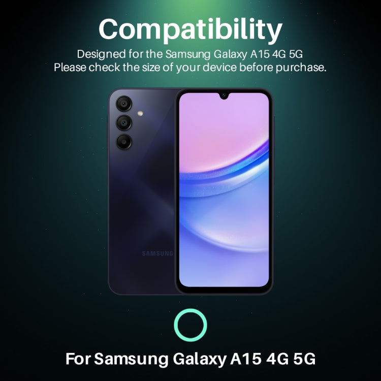 For Samsung Galaxy A15 4G / 5G NORTHJO Camera Lens Protector 3D HD Tempered Glass Film(Clear) - Galaxy Tempered Glass by NORTHJO | Online Shopping UK | buy2fix