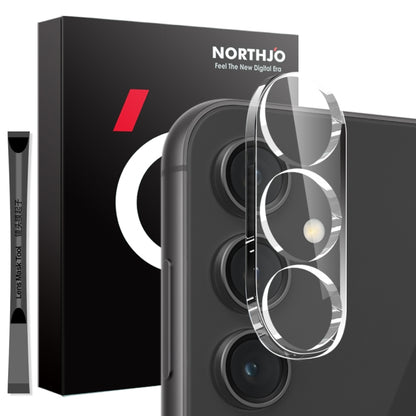 For Samsung Galaxy S23 FE 5G NORTHJO Camera Lens Protector 3D HD Tempered Glass Film(Clear) - Galaxy S23 FE 5G Tempered Glass by NORTHJO | Online Shopping UK | buy2fix