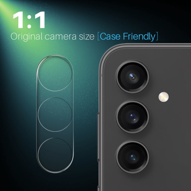 For Samsung Galaxy S23 FE 5G NORTHJO Camera Lens Protector 3D HD Tempered Glass Film(Clear) - Galaxy S23 FE 5G Tempered Glass by NORTHJO | Online Shopping UK | buy2fix