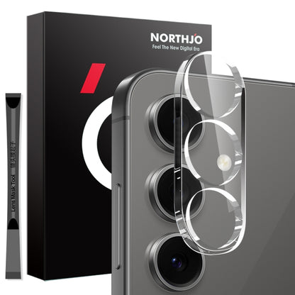 For Samsung Galaxy S24 FE 5G NORTHJO Camera Lens Protector 3D HD Tempered Glass Film(Clear) - Galaxy S24 FE 5G Tempered Glass by NORTHJO | Online Shopping UK | buy2fix