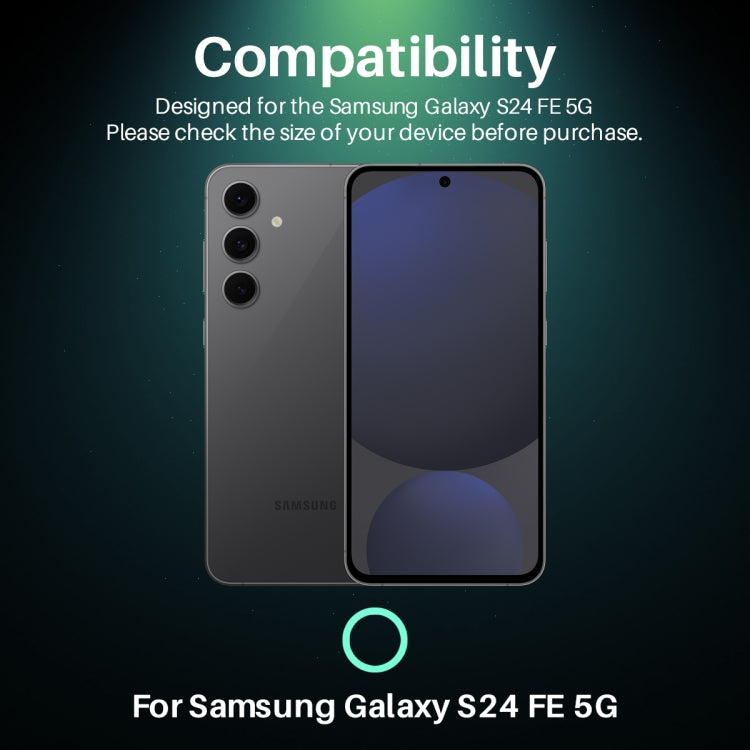 For Samsung Galaxy S24 FE 5G NORTHJO Camera Lens Protector 3D HD Tempered Glass Film(Clear) - Galaxy S24 FE 5G Tempered Glass by NORTHJO | Online Shopping UK | buy2fix