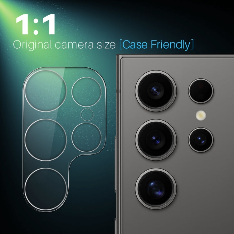 For Samsung Galaxy S25 Ultra 5G NORTHJO Camera Lens Protector 3D HD Tempered Glass Film(Clear) by NORTHJO