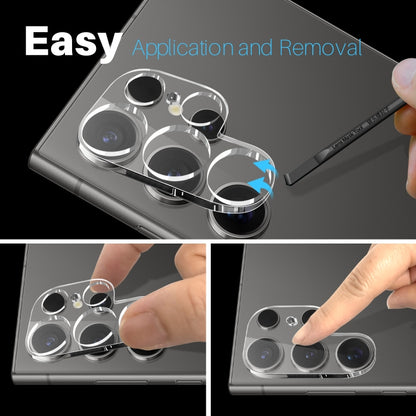 For Samsung Galaxy S25 Ultra 5G NORTHJO Camera Lens Protector 3D HD Tempered Glass Film(Clear) by NORTHJO