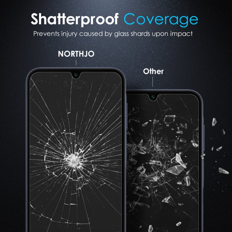 For Samsung Galaxy A16 4G / 5G NORTHJO A++ Screen Tempered Glass Film - Galaxy Tempered Glass by NORTHJO | Online Shopping UK | buy2fix