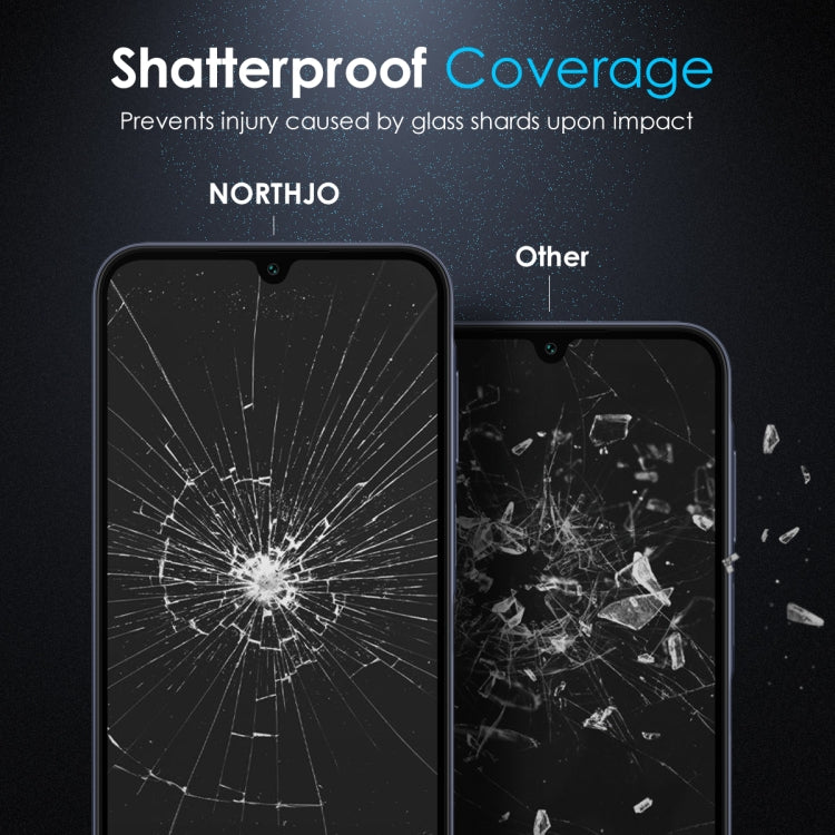For Samsung Galaxy A16 4G / 5G NORTHJO A++ Screen Full Glue Silk Printing Tempered Glass Film - Galaxy Tempered Glass by NORTHJO | Online Shopping UK | buy2fix