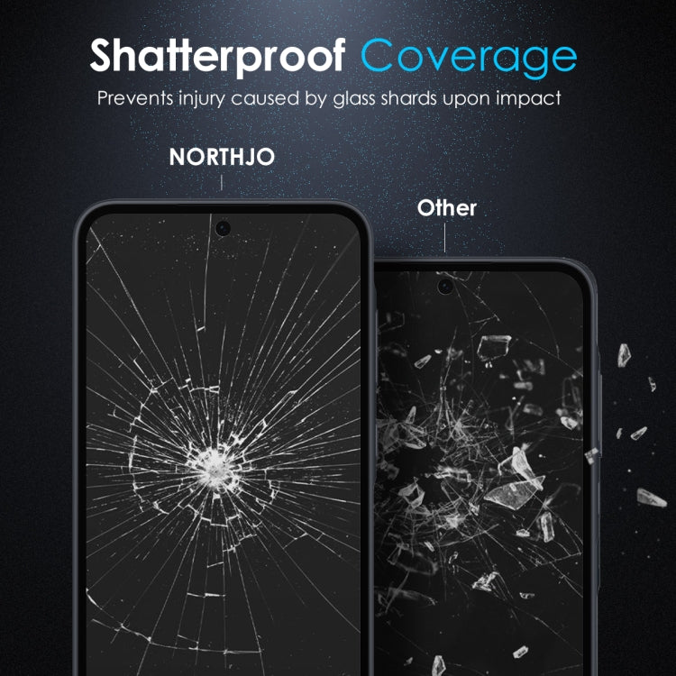 For Samsung Galaxy A36 5G NORTHJO A++ Screen Full Glue Silk Printing Tempered Glass Film - Galaxy Tempered Glass by NORTHJO | Online Shopping UK | buy2fix