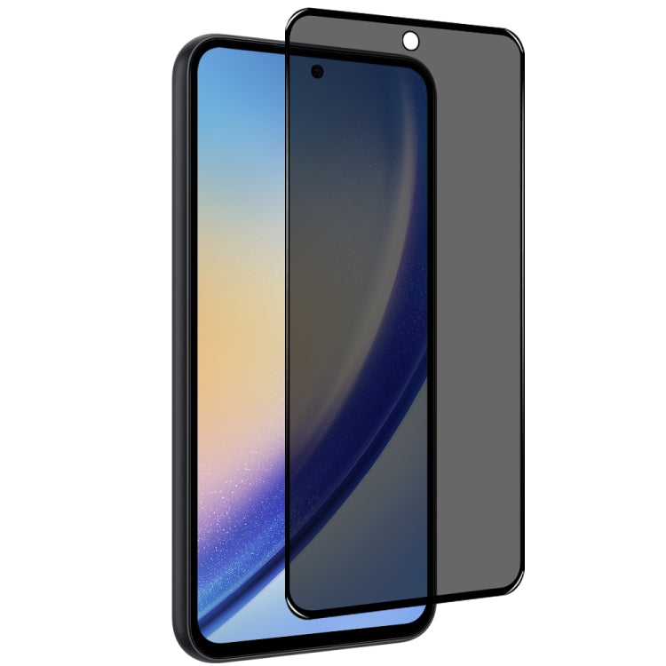 For Samsung Galaxy A55 5G NORTHJO A++ 28 Degree Privacy Full Glue Silk Printing Tempered Glass Film - Galaxy Tempered Glass by NORTHJO | Online Shopping UK | buy2fix
