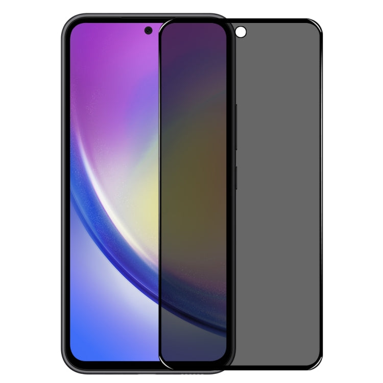 For Samsung Galaxy A35 5G NORTHJO A++ 28 Degree Privacy Full Glue Silk Printing Tempered Glass Film - Galaxy Tempered Glass by NORTHJO | Online Shopping UK | buy2fix