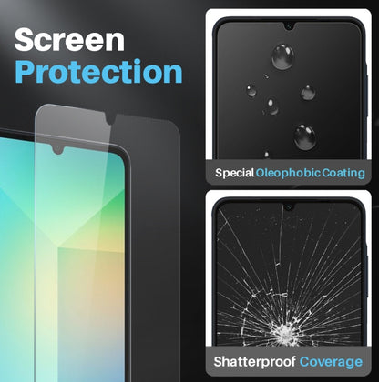 For Samsung Galaxy A06 4G NORTHJO 3 in 1 Clear Phone Case with Screen Protector Lens Film - Galaxy Phone Cases by NORTHJO | Online Shopping UK | buy2fix