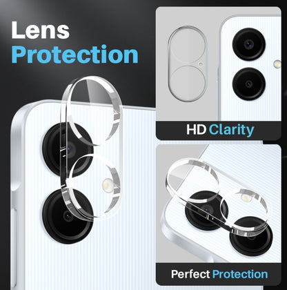 For Samsung Galaxy A06 4G NORTHJO 3 in 1 Clear Phone Case with Screen Protector Lens Film - Galaxy Phone Cases by NORTHJO | Online Shopping UK | buy2fix