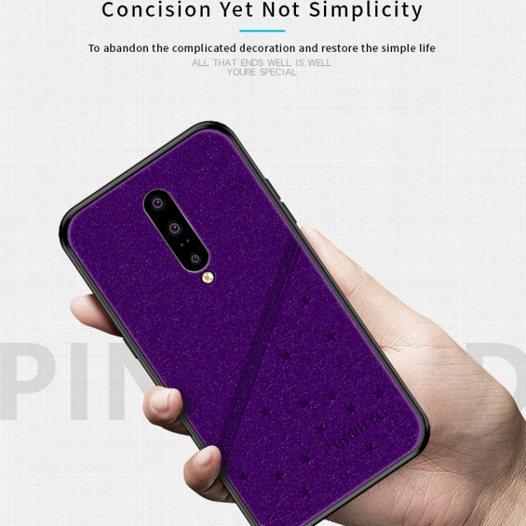 PINWUYO Full Coverage Waterproof Shockproof PC+TPU+PU Protective Case for Oneplus7 pro(Purple) - OnePlus Cases by PINWUYO | Online Shopping UK | buy2fix