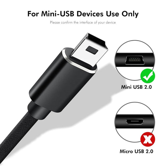 ENKAY ENK-CB169USB C / Type-C to Mini USB 2.0 Charging Cord Data Cable, Length 1m(Black) by ENKAY