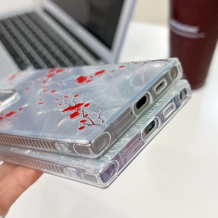 For Samsung Galaxy S25+ 5G Electroplating Flower Texture TPU Phone Case(Yellow Wildflower SH6) by buy2fix