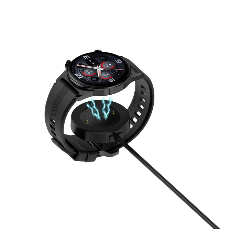 For Honor Watch 5 USB Port Integrated Magnetic Watch Charging Cable(Black) - Charger by buy2fix | Online Shopping UK | buy2fix