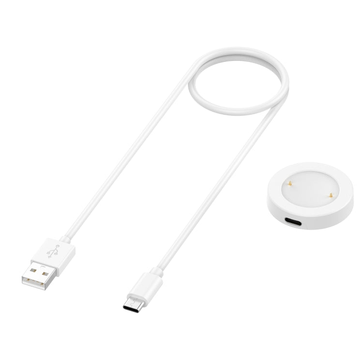 For Honor Watch 5 USB Port Split Magnetic Watch Charging Cable(White) - Charger by buy2fix | Online Shopping UK | buy2fix