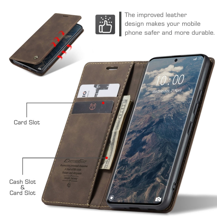 For Redmi Note 14 Pro 5G CaseMe 013 Multifunctional Horizontal Flip Leather Phone Case(Coffee) by CaseMe